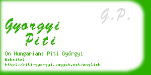 gyorgyi piti business card